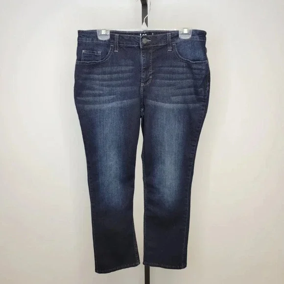 Lee Riders Mid Rise Straight Leg Jeans - Picture 1 of 5